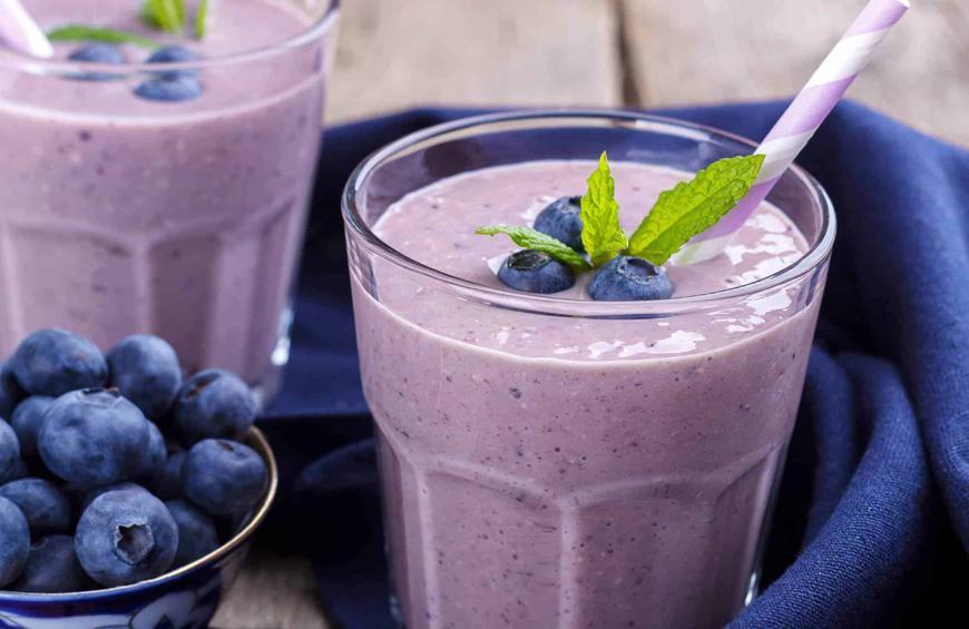 Creamy Blueberry Smoothie